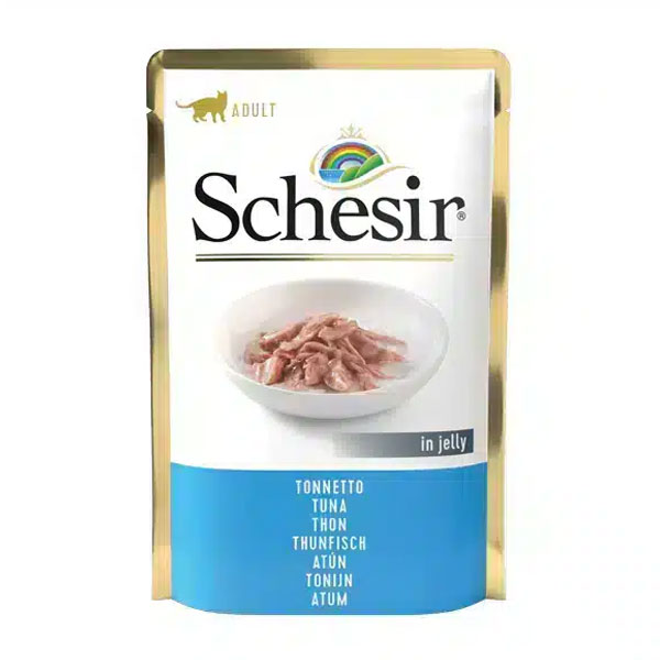 پوچ گربه با طعم ماهی تن در ژله شسیر