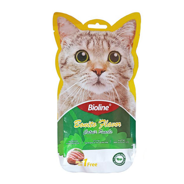 بستنی گربه کت نیپ دار بایولاین با طعم ماهی بونیتو