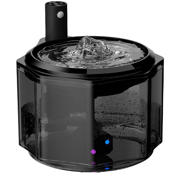 آبخوری هوشمند سنسور دار سگ و گربه طرح Black