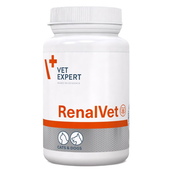 قرص مکمل کلیه سگ و گربه مدل RenalVet وت اکسپرت