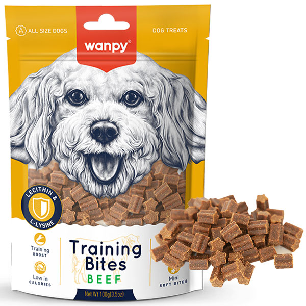 تشویقی سگ ونپی مدل Training Bites Beef