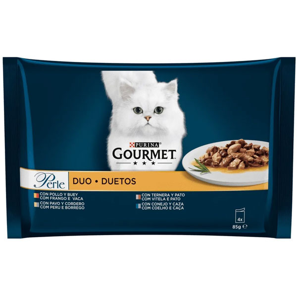 پوچ گربه مولتی پک گورمت مدل DUETOS