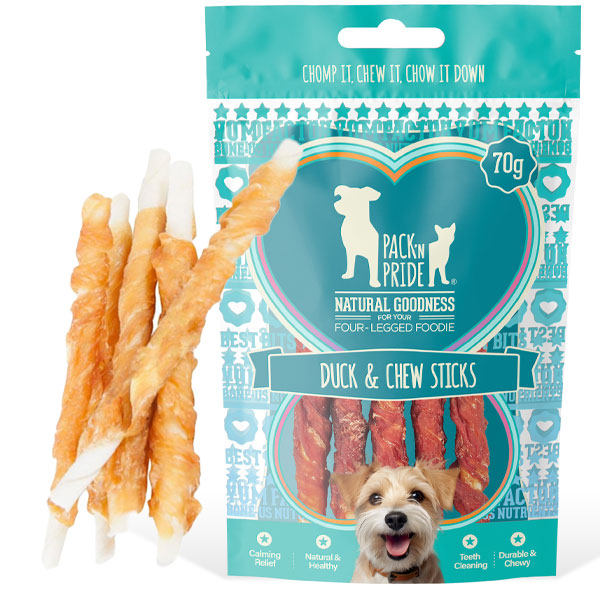 تشویقی سگ پیکن پراید مدل Duck and Chewy Sticks