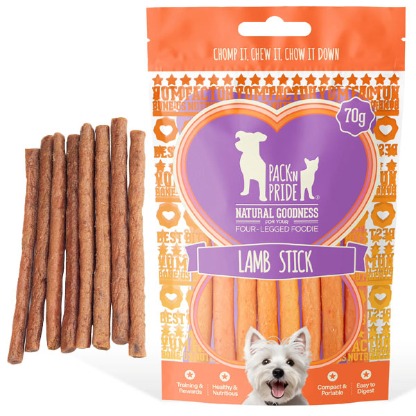 تشویقی سگ پیکن پراید مدل Lamb Stick